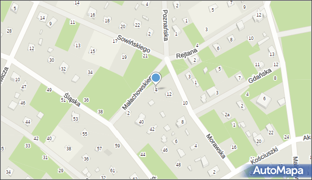 Sokolniki-Las, Małachowskiego, 4, mapa Sokolniki-Las