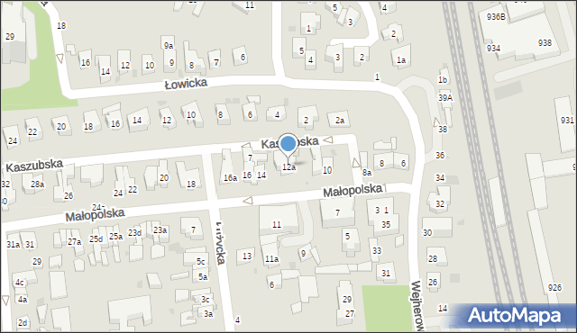 Sopot, Małopolska, 12a, mapa Sopotu