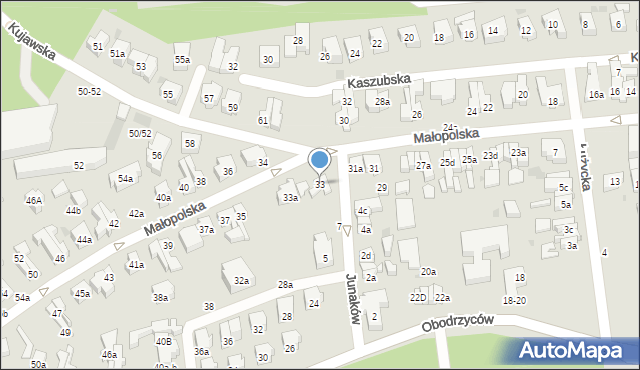 Sopot, Małopolska, 33, mapa Sopotu