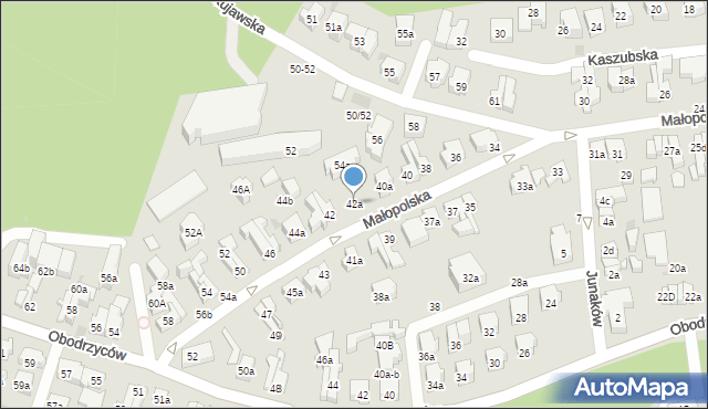 Sopot, Małopolska, 42a, mapa Sopotu