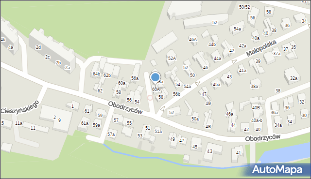 Sopot, Małopolska, 60A, mapa Sopotu