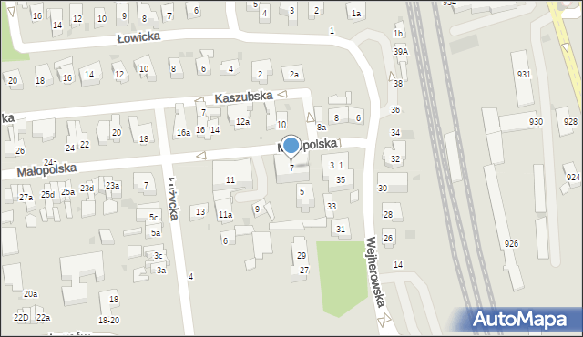 Sopot, Małopolska, 7, mapa Sopotu