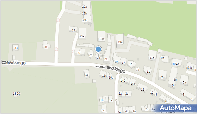 Sopot, Malczewskiego Jacka, 23, mapa Sopotu