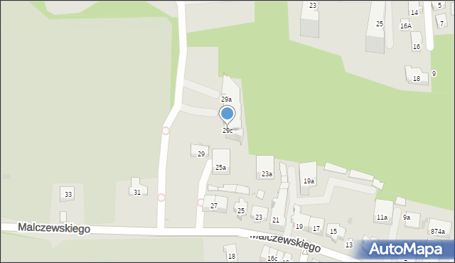 Sopot, Malczewskiego Jacka, 29c, mapa Sopotu