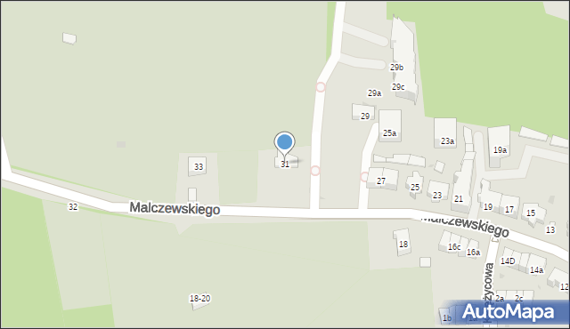 Sopot, Malczewskiego Jacka, 31, mapa Sopotu
