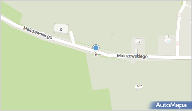 Sopot, Malczewskiego Jacka, 32, mapa Sopotu