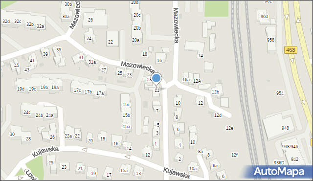 Sopot, Mazowiecka, 11, mapa Sopotu
