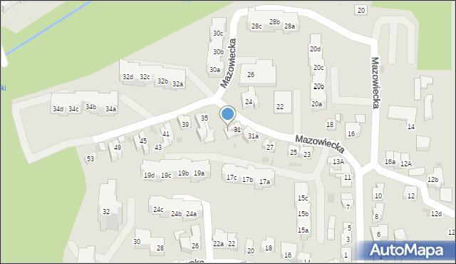 Sopot, Mazowiecka, 33, mapa Sopotu