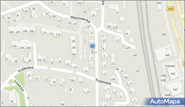 Sopot, Mazowiecka, 5, mapa Sopotu