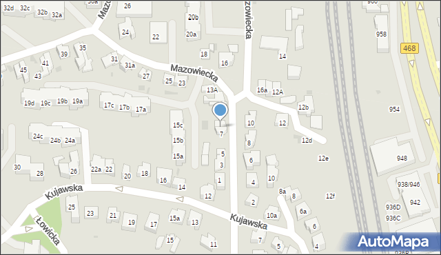 Sopot, Mazowiecka, 9, mapa Sopotu