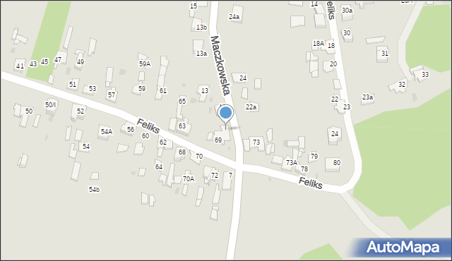 Sosnowiec, Maczkowska, 9, mapa Sosnowca