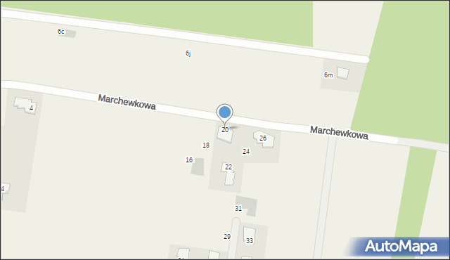 Sowlany, Marchewkowa, 20, mapa Sowlany
