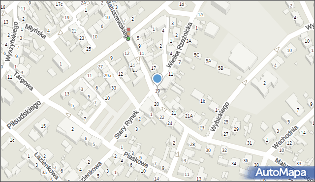 Śrem, Matuszewskiego Seweryna, dr., 19, mapa Śrem