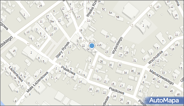 Śrem, Matuszewskiego Seweryna, dr., 26, mapa Śrem