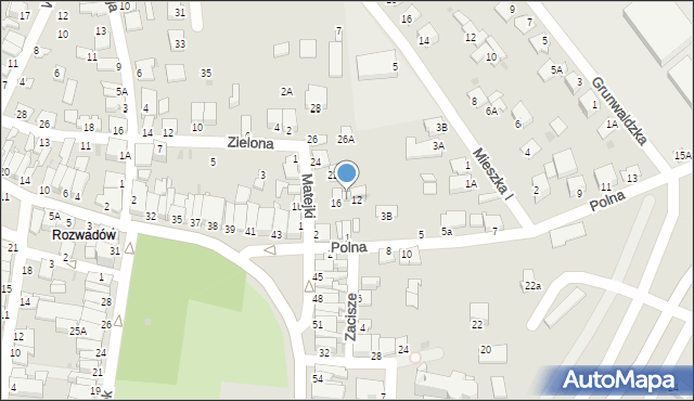 Stalowa Wola, Matejki Jana, 14, mapa Stalowa Wola