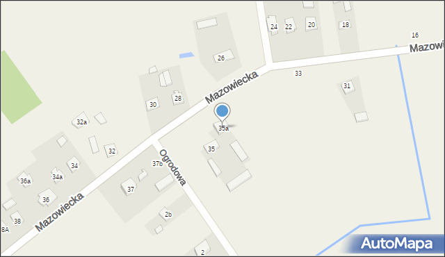 Stara Niedziałka, Mazowiecka, 35a, mapa Stara Niedziałka