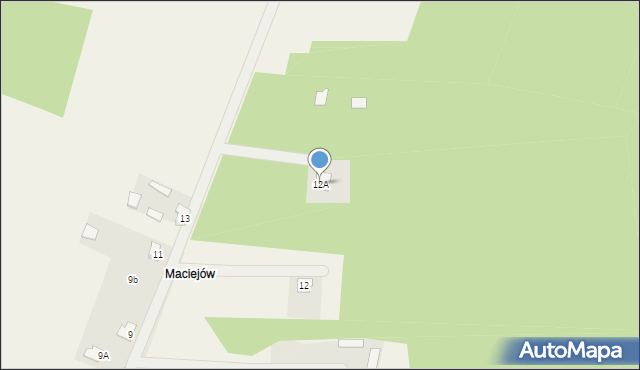 Starawieś, Maciejów, 12A, mapa Starawieś