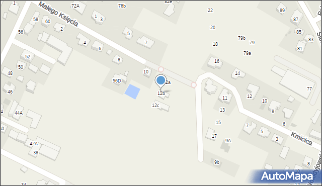 Stare Babice, Małego Księcia, 12b, mapa Stare Babice
