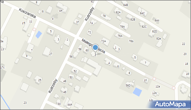 Stare Babice, Małego Księcia, 2, mapa Stare Babice