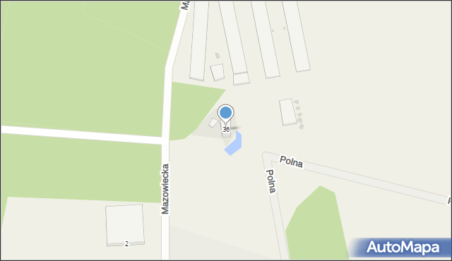 Stare Opole, Mazowiecka, 36, mapa Stare Opole