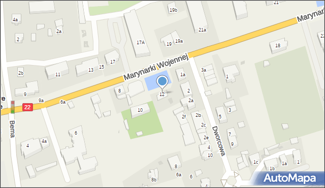 Stare Pole, Marynarki Wojennej, 12, mapa Stare Pole