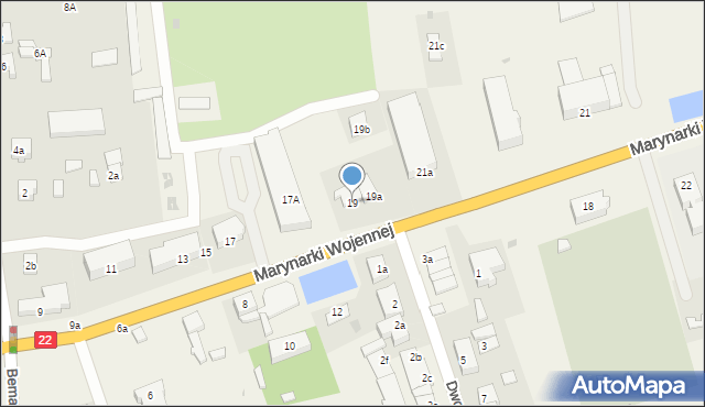 Stare Pole, Marynarki Wojennej, 19, mapa Stare Pole