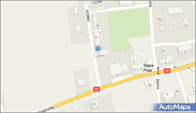 Stare Pole, Marynarki Wojennej, 1a, mapa Stare Pole