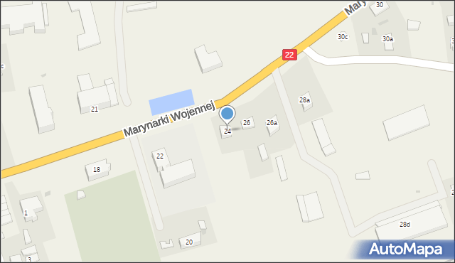 Stare Pole, Marynarki Wojennej, 24, mapa Stare Pole