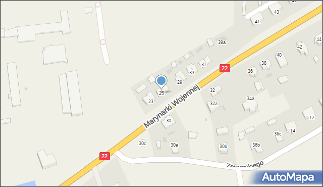 Stare Pole, Marynarki Wojennej, 25, mapa Stare Pole