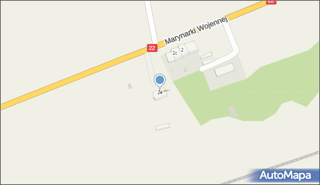 Stare Pole, Marynarki Wojennej, 2e, mapa Stare Pole