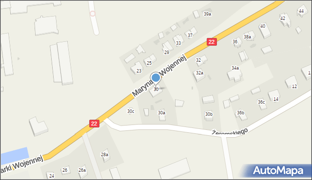 Stare Pole, Marynarki Wojennej, 30, mapa Stare Pole