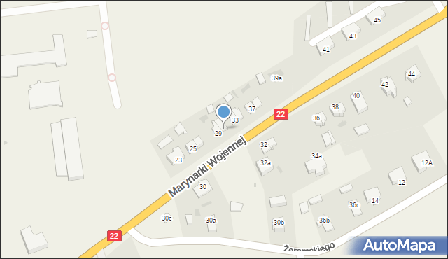 Stare Pole, Marynarki Wojennej, 31, mapa Stare Pole