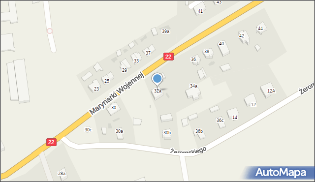 Stare Pole, Marynarki Wojennej, 32a, mapa Stare Pole