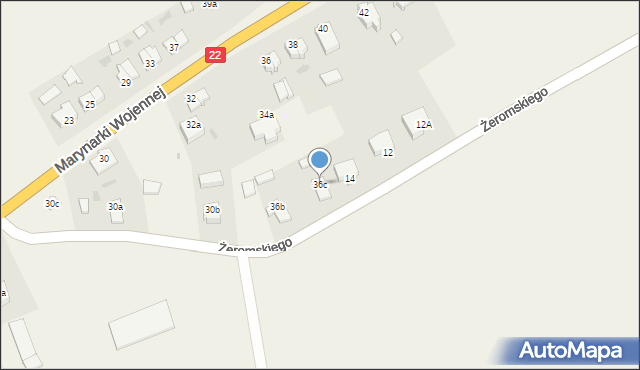 Stare Pole, Marynarki Wojennej, 36c, mapa Stare Pole