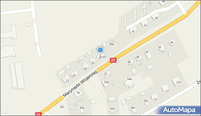 Stare Pole, Marynarki Wojennej, 37, mapa Stare Pole