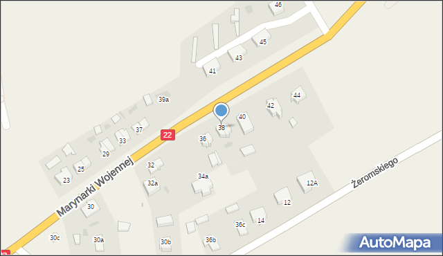 Stare Pole, Marynarki Wojennej, 38, mapa Stare Pole