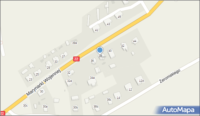 Stare Pole, Marynarki Wojennej, 38a, mapa Stare Pole