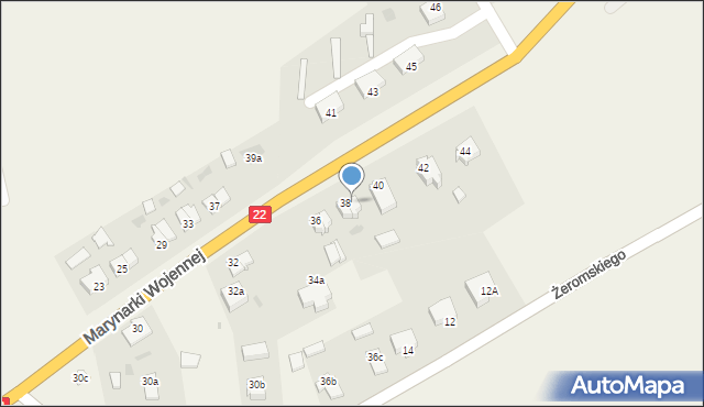 Stare Pole, Marynarki Wojennej, 38b, mapa Stare Pole