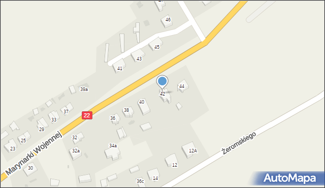 Stare Pole, Marynarki Wojennej, 42, mapa Stare Pole