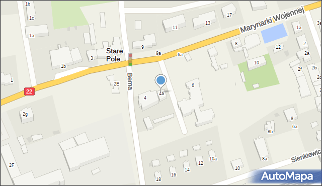 Stare Pole, Marynarki Wojennej, 4a, mapa Stare Pole