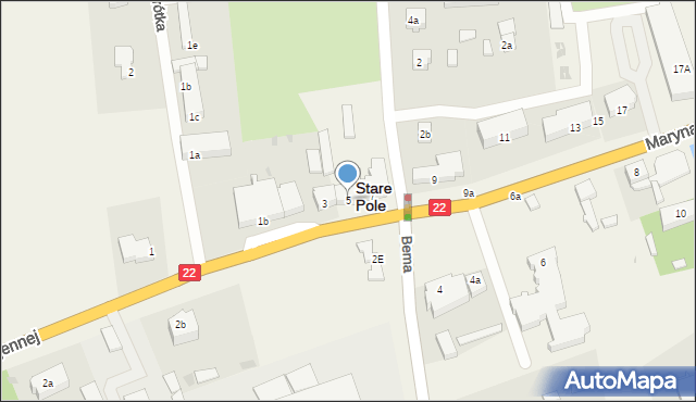 Stare Pole, Marynarki Wojennej, 5, mapa Stare Pole