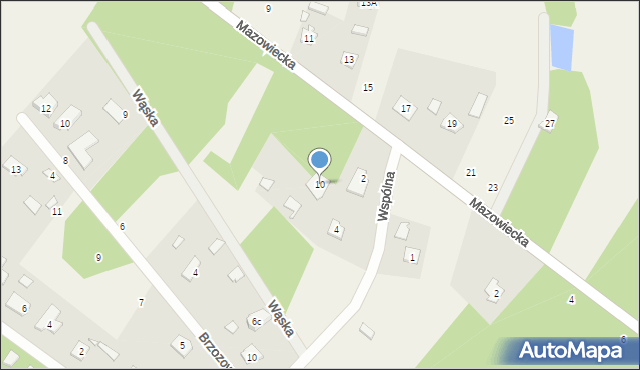 Stare Zakole, Mazowiecka, 10, mapa Stare Zakole