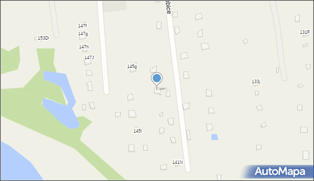 Stare Załubice, Mazowiecka, 145u, mapa Stare Załubice