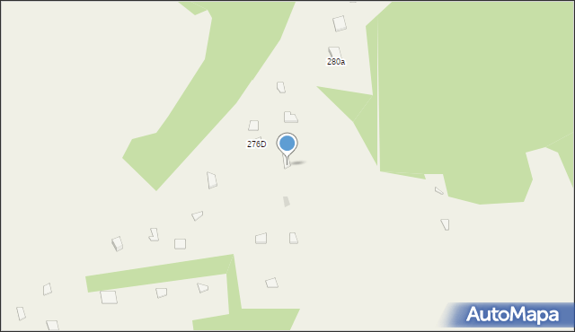 Stare Załubice, Mazowiecka, 278b, mapa Stare Załubice