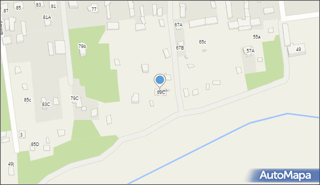 Stare Załubice, Mazowiecka, 69C, mapa Stare Załubice