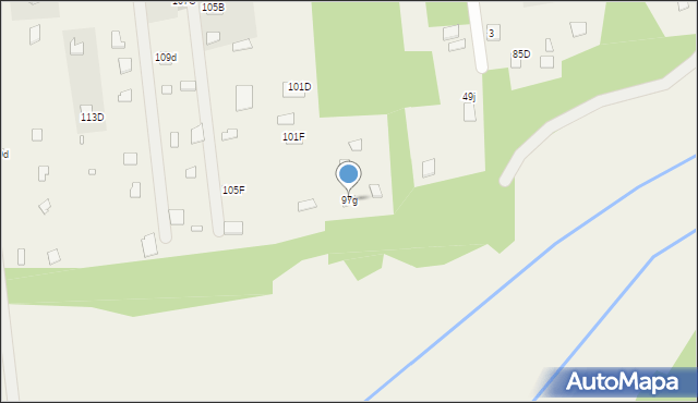 Stare Załubice, Mazowiecka, 97g, mapa Stare Załubice