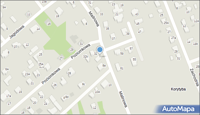 Starogard Gdański, Malinowa, 8f, mapa Starogard Gdański