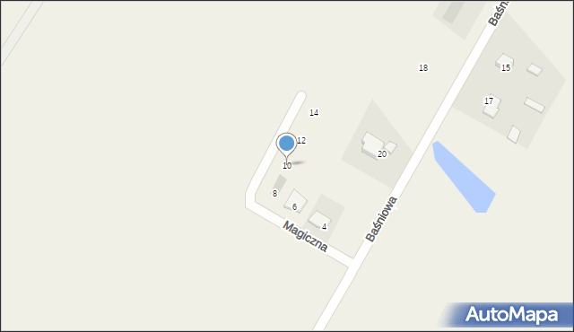 Stary Toruń, Magiczna, 10, mapa Stary Toruń