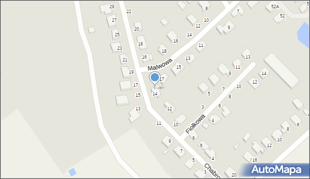 Stęszew, Malwowa, 19, mapa Stęszew