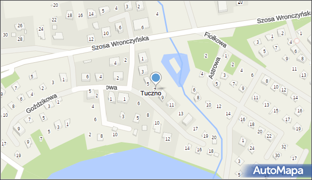 Stęszewko, Malwowa, 7, mapa Stęszewko